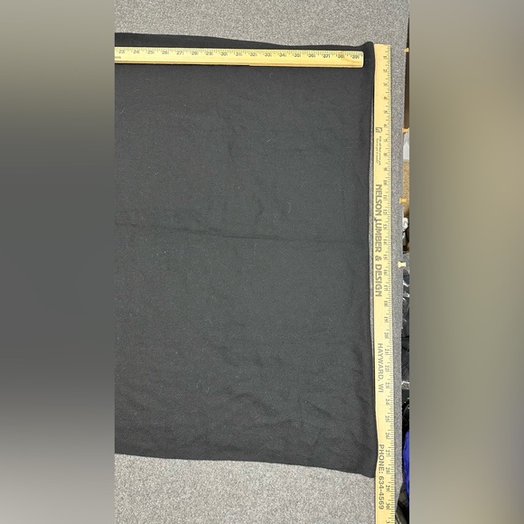 Nordstrom Black Cashmere Scarf Fringe Hem Made in China - Picture 7 of 10